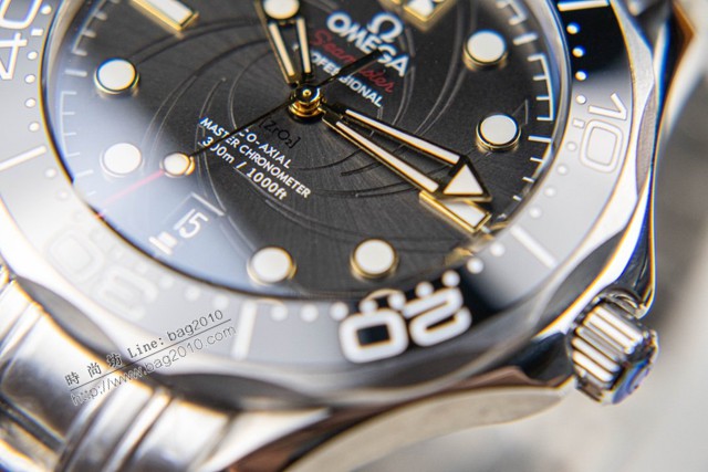 歐米伽手錶 OMEGA海馬系列300米潛水表詹姆斯邦德限量版男士腕表  gjs1912
